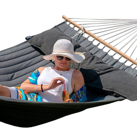 American Hammock Lifestyle Noire Luxus-Stabhängematte