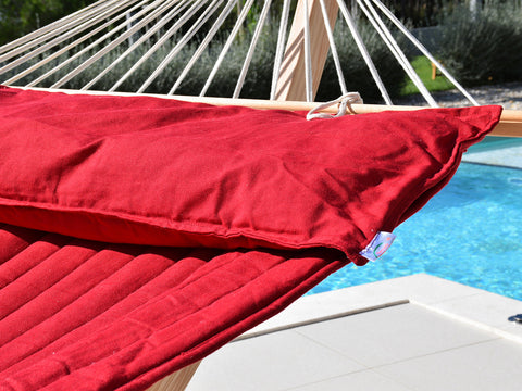 American Hammock Lifestyle Fuego-Red Luxus-Stabhängematte