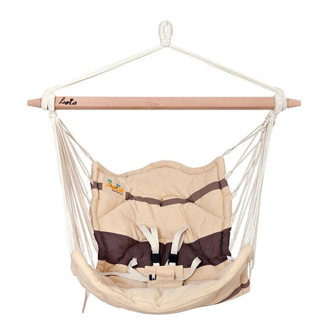 Bella Chica Cappuccino Babyhängematte - Dein Baby schläft von alleine – Lola Hängemattenshop