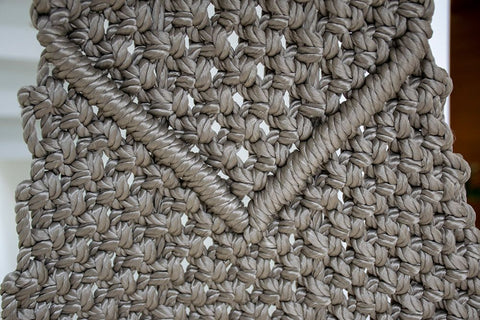 Luxus Hängesofa Nido Royal Platin - Kissen Ecru