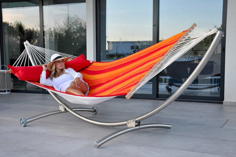 American Hammock Lifestyle Karibik Luxus-Stabhängematte
