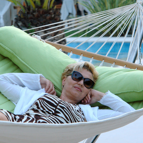 hängematte lola American Hammock Lifestyle Kiwi Luxus-Stabhängematte – Lola Hängemattenshop