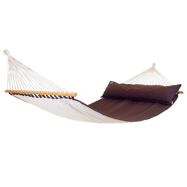 hängematte bauchschläfer American Hammock Lifestyle Cofea-Robusta Luxus-Stabhängematte – Lola Hängemattenshop