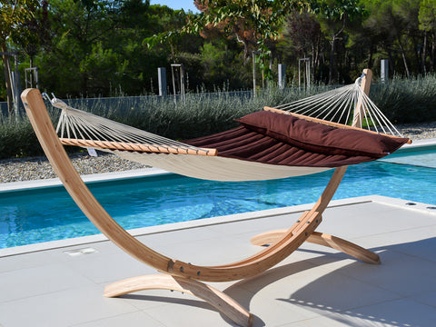 hängematten welt American Hammock Lifestyle Cofea-Robusta Luxus-Stabhängematte – Lola Hängemattenshop